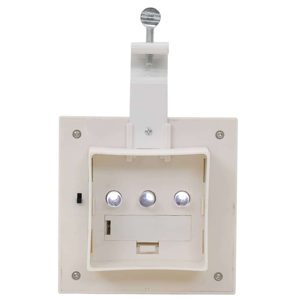 Solar Lamp | Set of 6 | White | Plastic and metal | Small | Solar