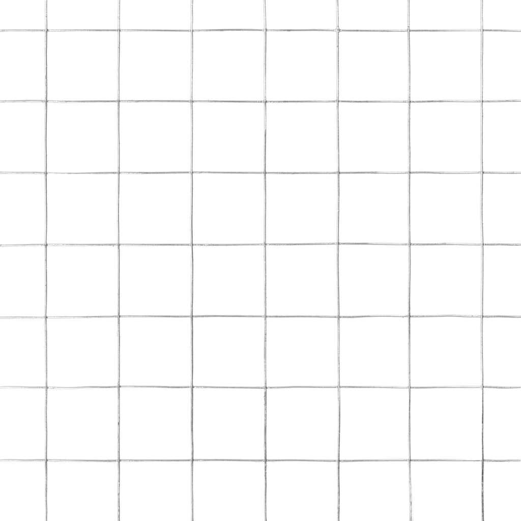 Chicken Wire Fence Galvanised Steel 10x0.5 m Silver