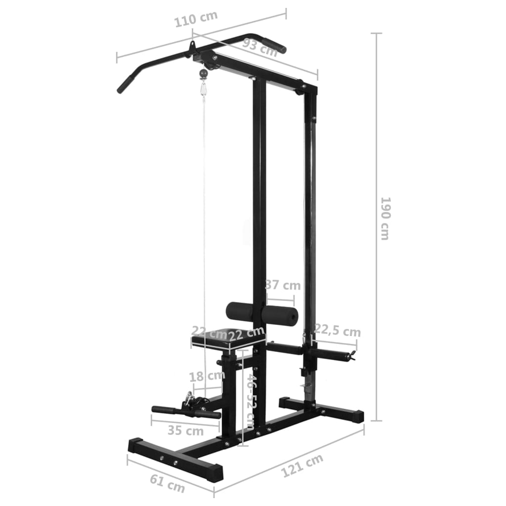 Power Tower with Weight Plates 40 kg