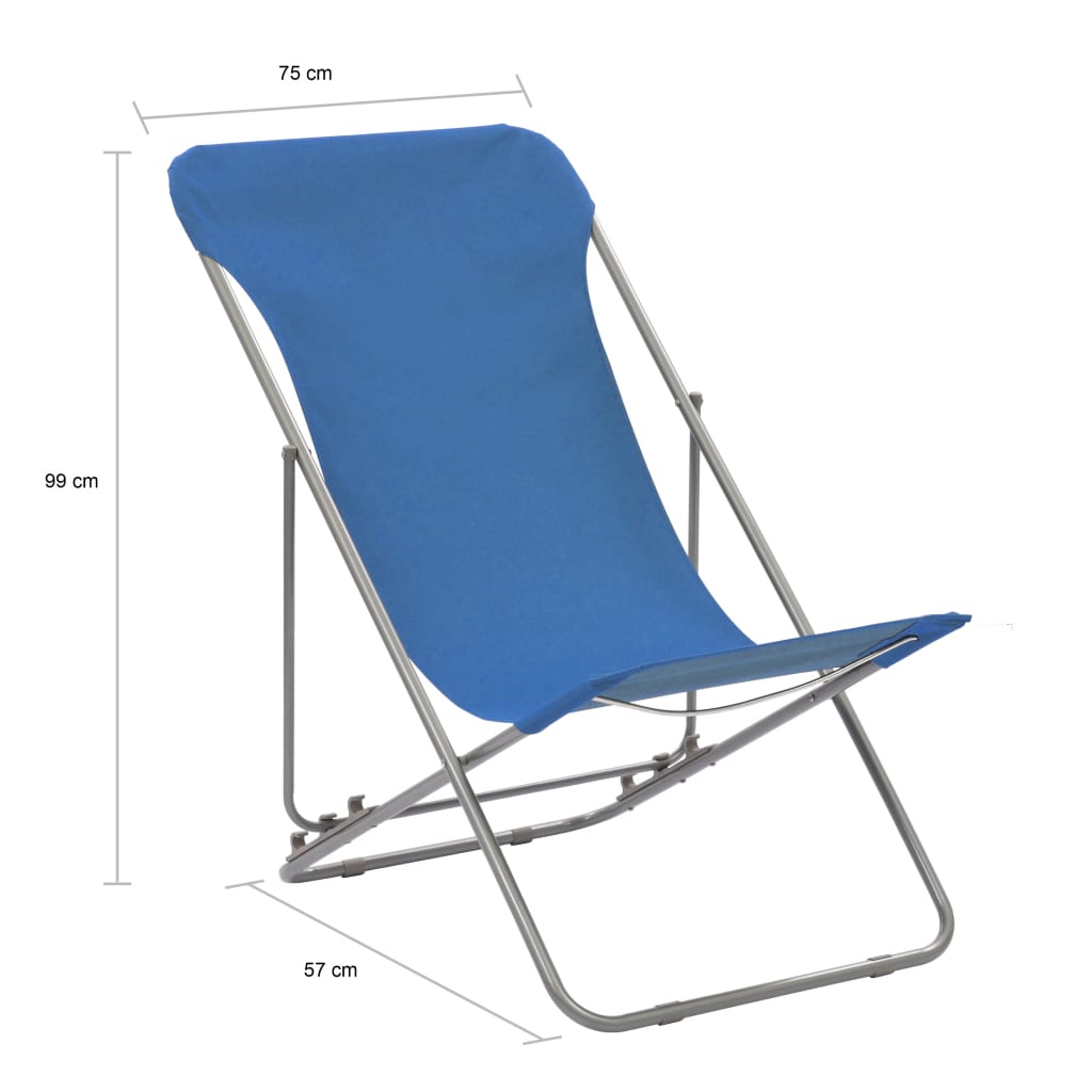 Beach Chair | Set of 2 | Blue