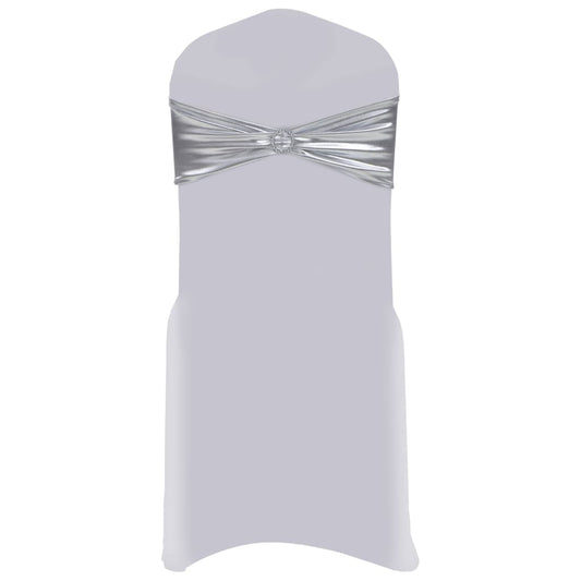Chair Ribbon | Set of 25 | Silver | 90% polyester, 10% elastane