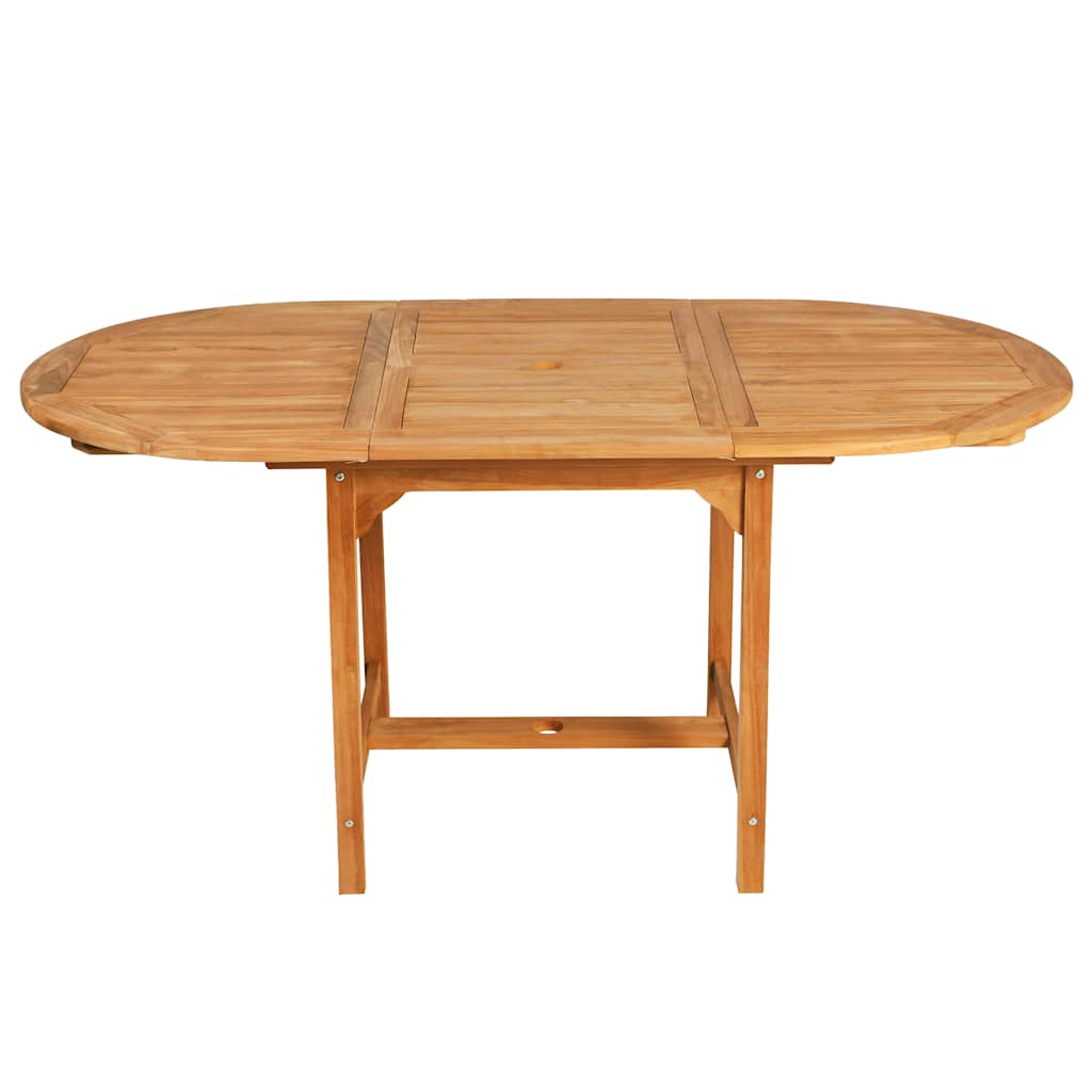 7 Piece Outdoor Dining Set Solid Teak Wood
