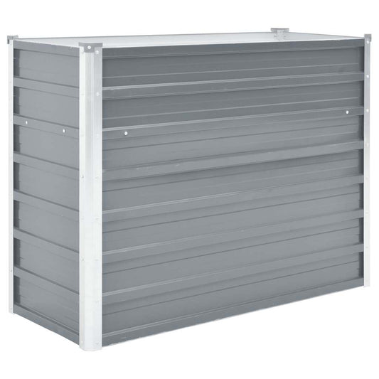 Raised Bed | Grey | Galvanised Steel | 100x40x77 cm | Durable