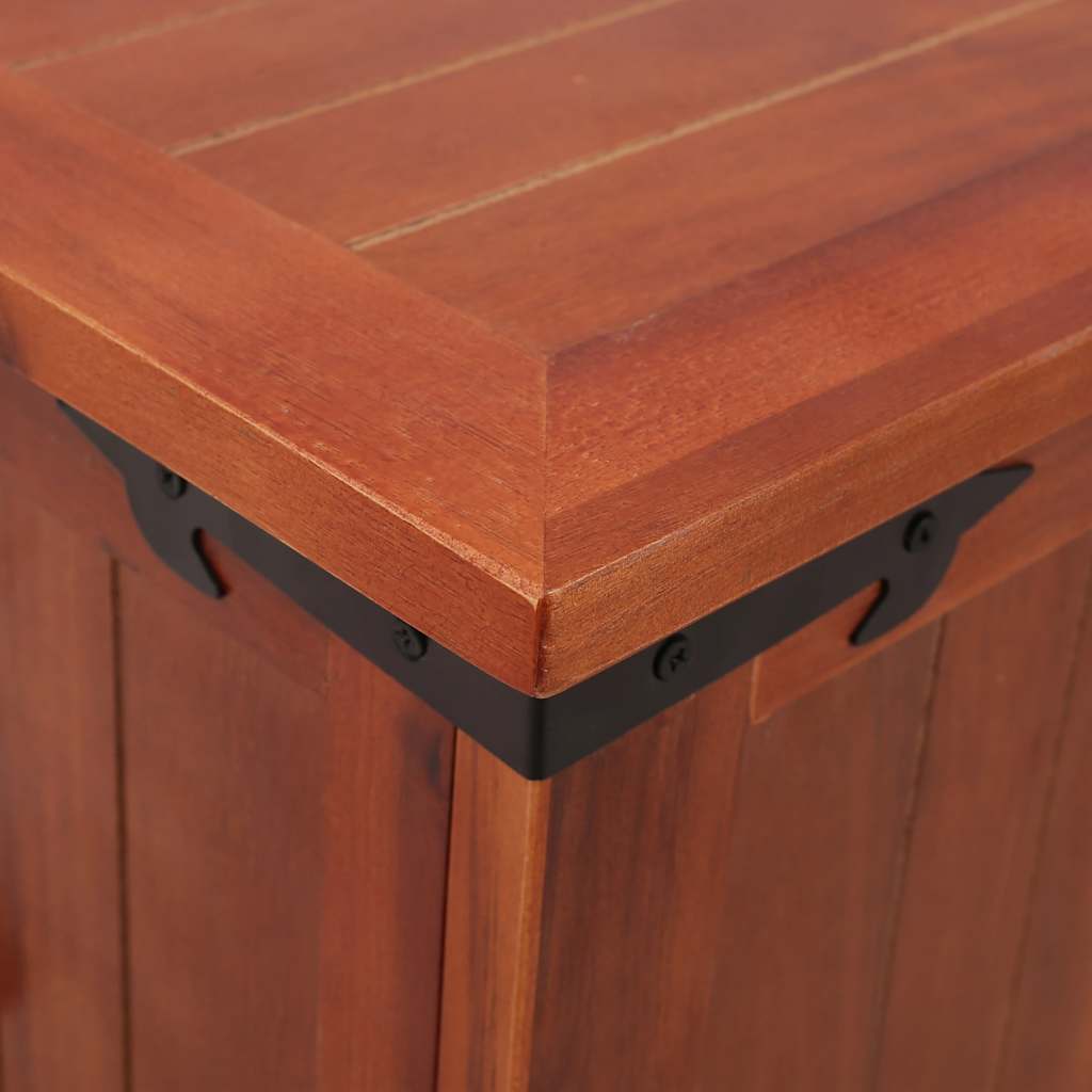 Storage Chest | Brown | Solid acacia wood, MDF | 60x25x22 cm