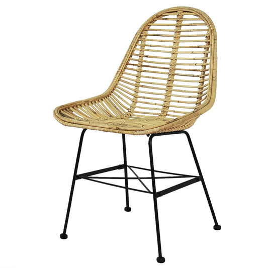 Dining Chair | Set of 6 | Natural rattan | Standard | Durable