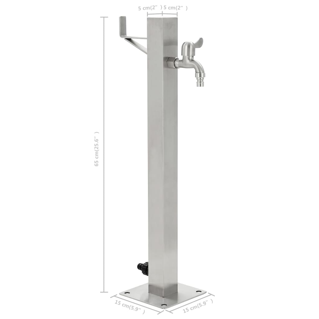 Water Column | Silver | Stainless steel 304 | Medium | Water Column