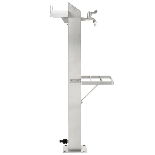 Water Column | Silver | Stainless steel 304 | 95 cm tall | Durable