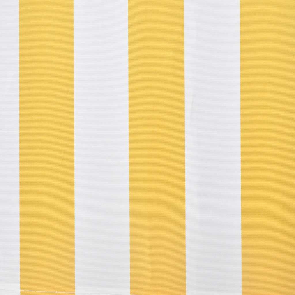 Folding Awning Manual Operated 300 cm Yellow/White
