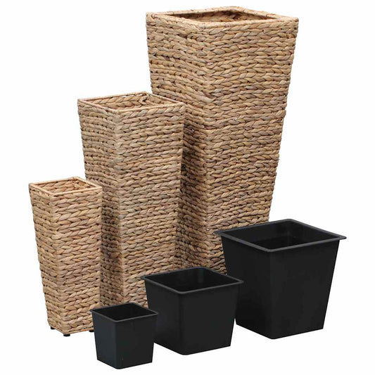 Raised Bed | Brown | Water hyacinth and steel frame | Multiple sizes