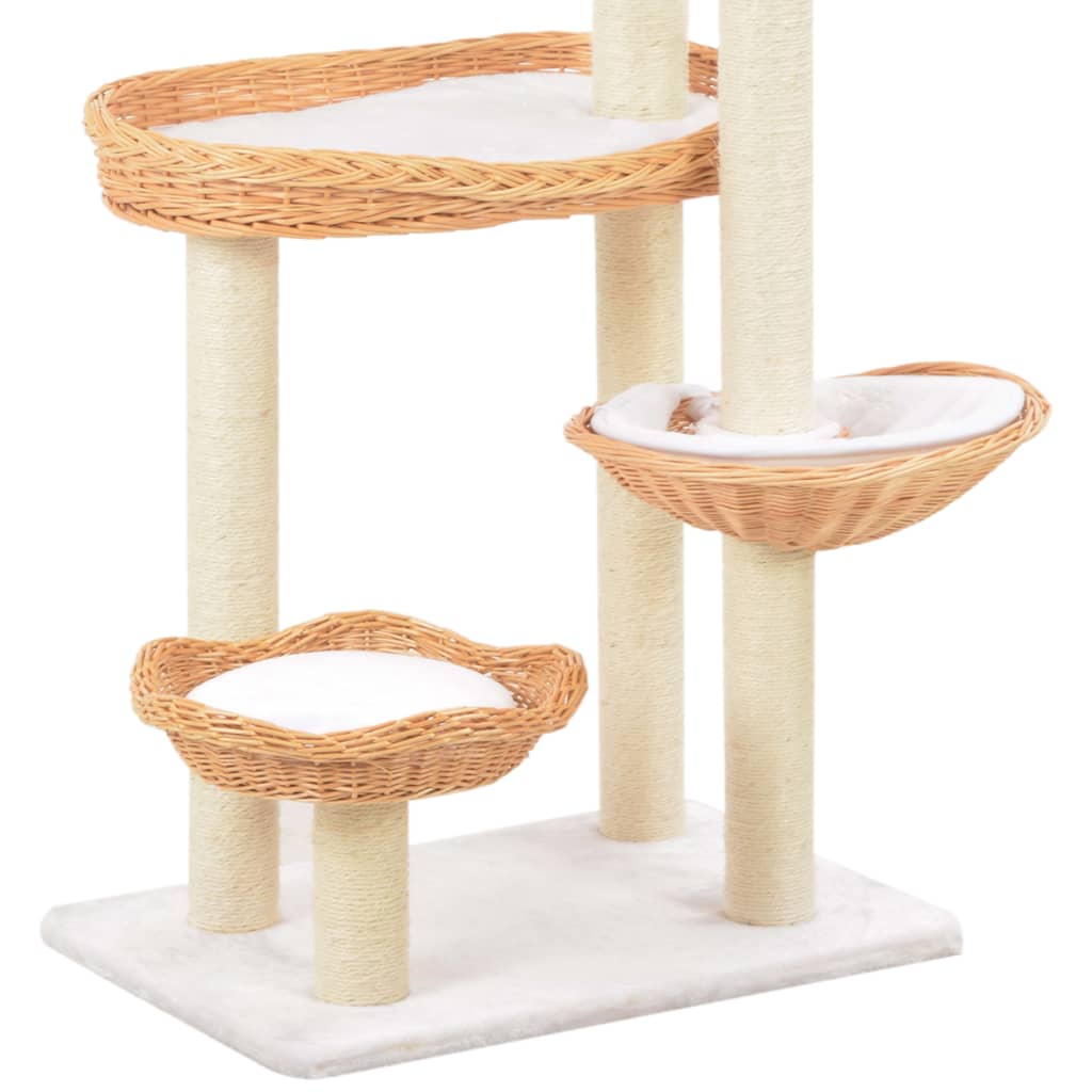 Cat Tree | Natural | Willow wood | Large | Nice Design | Cat Tree