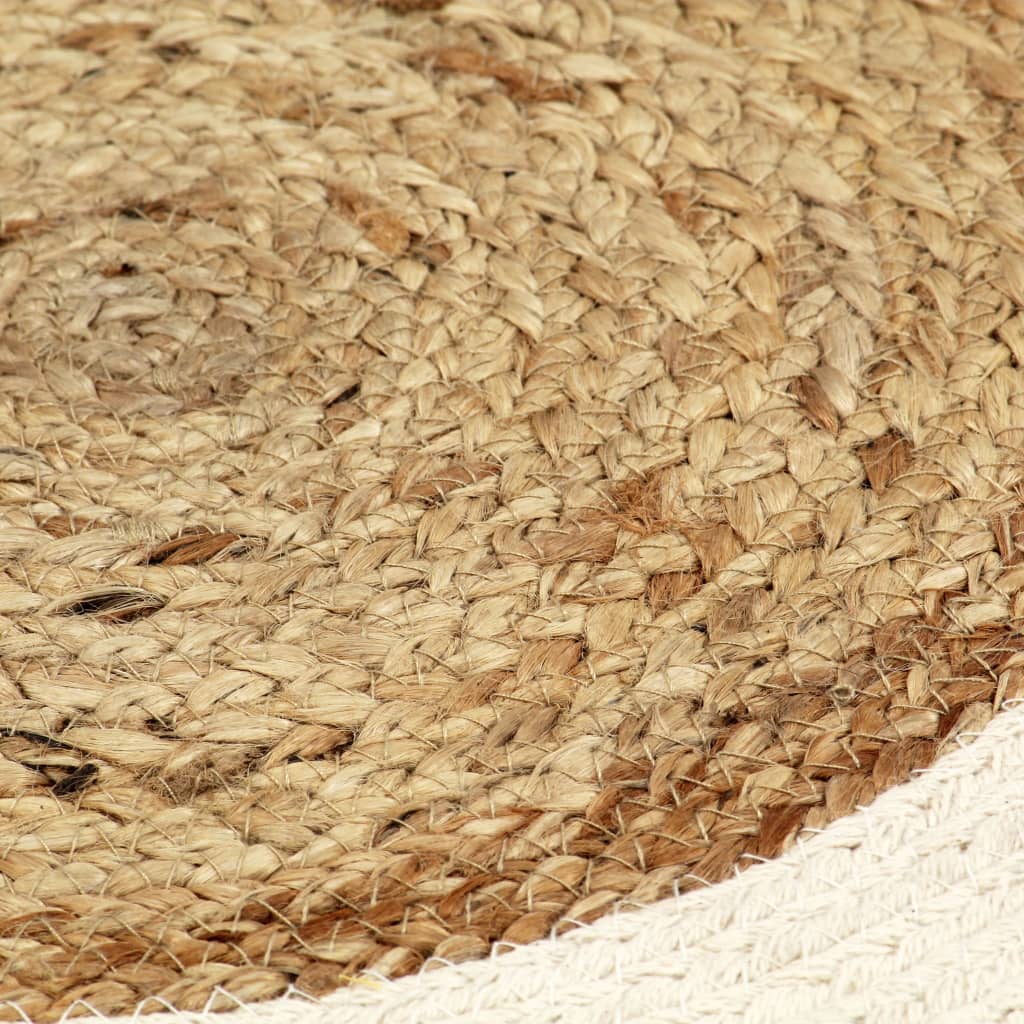 Placemat | Set of 4 | Natural | 70% Jute, 30% Cotton | 38 cm diameter