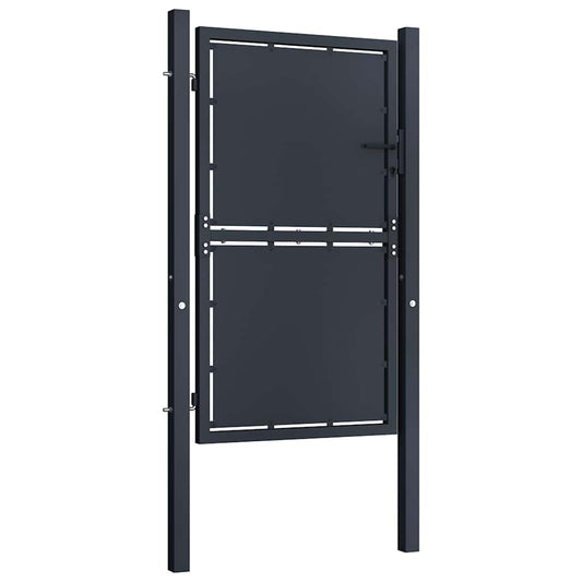 Garden Gate Steel 100x125 cm Anthracite