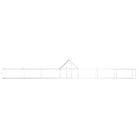 Chicken Coop | Silver | Galvanised steel | Large | Durable | Chicken Coop