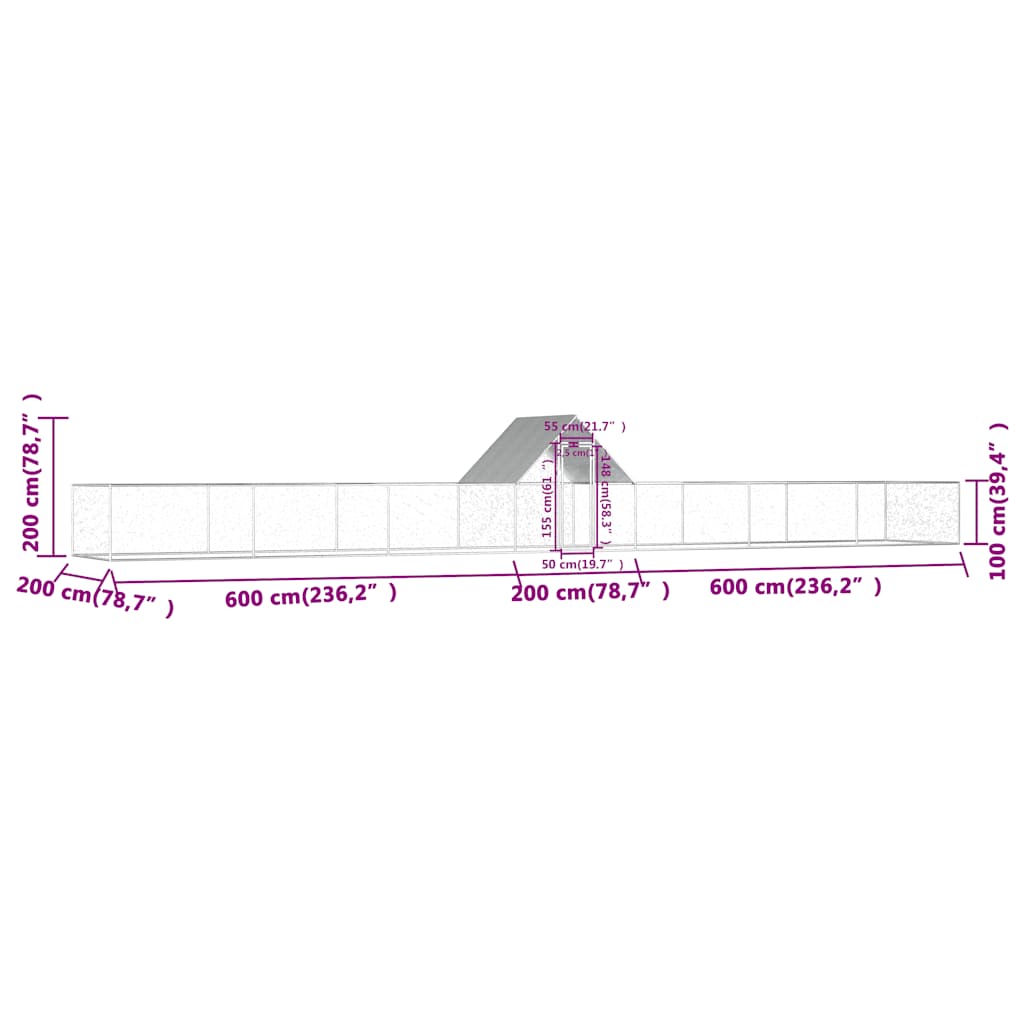 Chicken Coop | Silver | Galvanised steel | Large | Durable | Chicken Coop