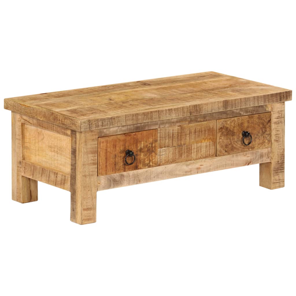 Coffee Table | Brown | Solid Mango Wood | 90 x 45 x 35 cm | Coffee Table