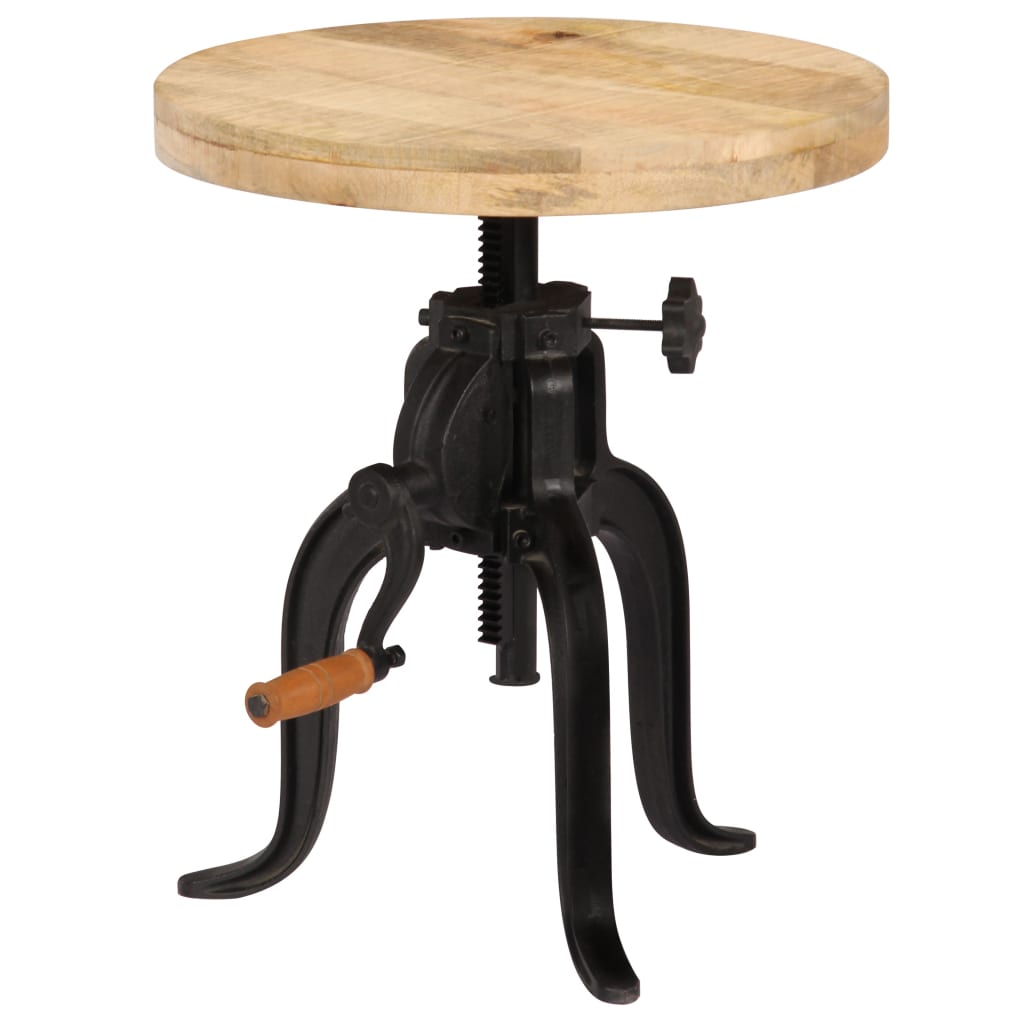 Side Table | Natural wood and black