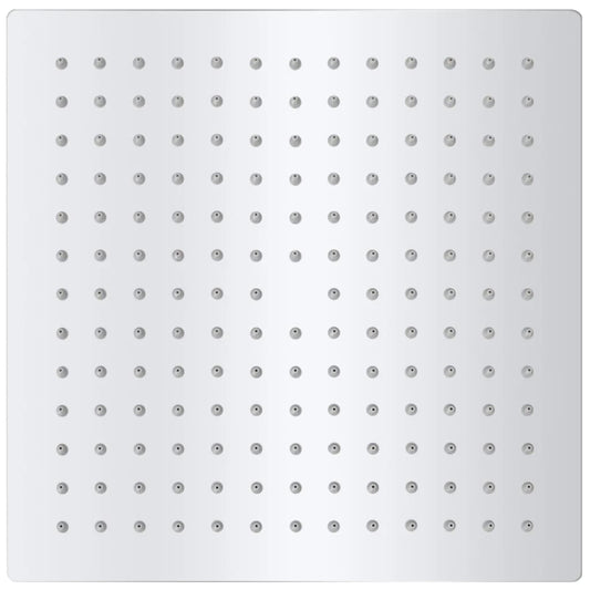 Rain Shower Head 2 pcs Stainless Steel 25x25 cm