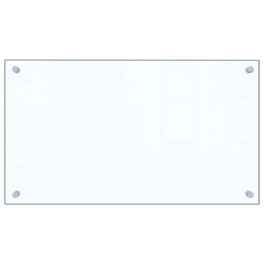 Kitchen Backsplash Transparent 70 x 40 cm Tempered Glass