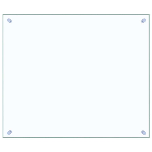 Kitchen Backsplash Transparent 70 x 60 cm Tempered Glass