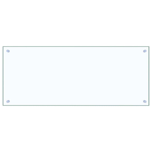 Kitchen Backsplash Transparent 100 x 40 cm Tempered Glass