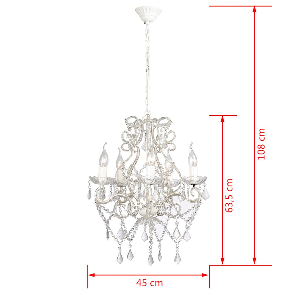 Chandelier with 2800 Crystals E14