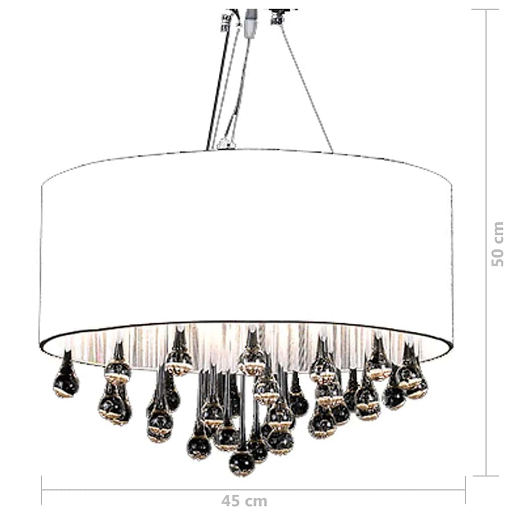 Chandelier | Chrome | Metal | Medium | Decorative Inlays | Chandelier