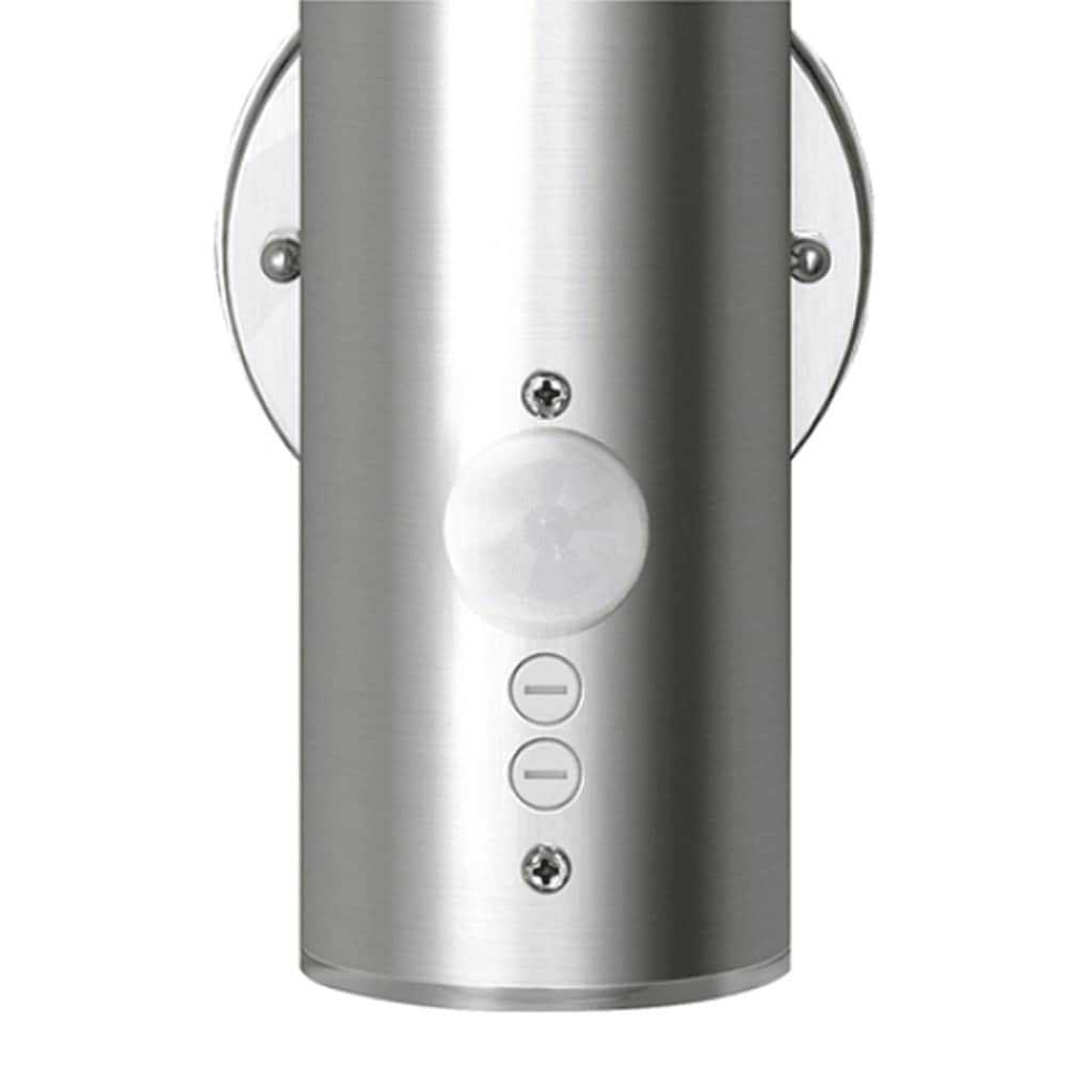 Outdoor Wall Lamps 2 pcs with Motion Detector Stainless Steel