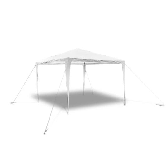 Gazebo | White | Polyethylene, Steel | 3 x 3 m | Lightweight | Gazebo