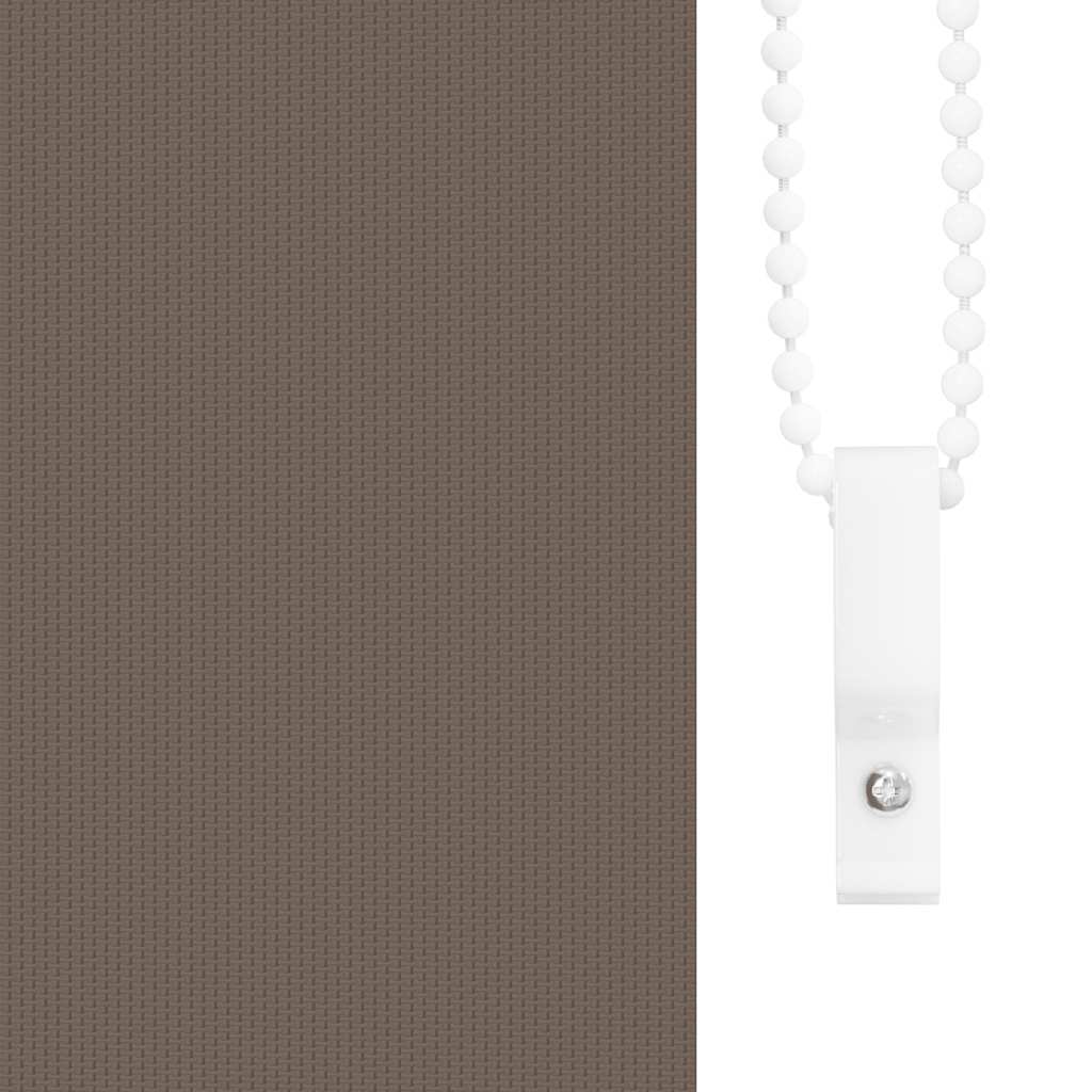 Roller blind blackout 144.4x175 cm Fabric Width 140 cm coffee