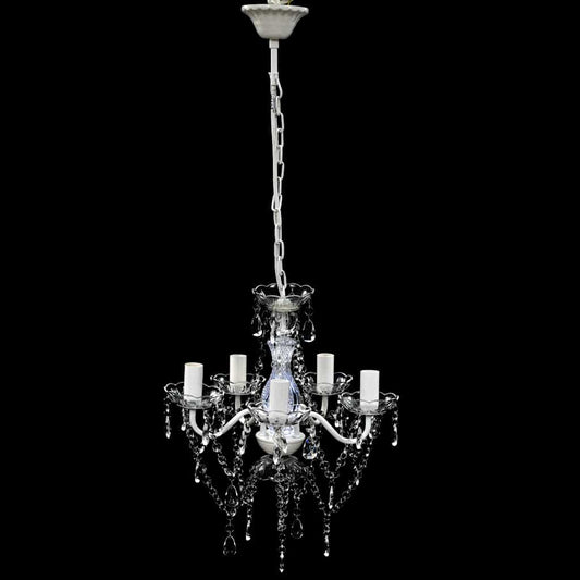Artificial Crystal Glass Ceiling Light | Transparent