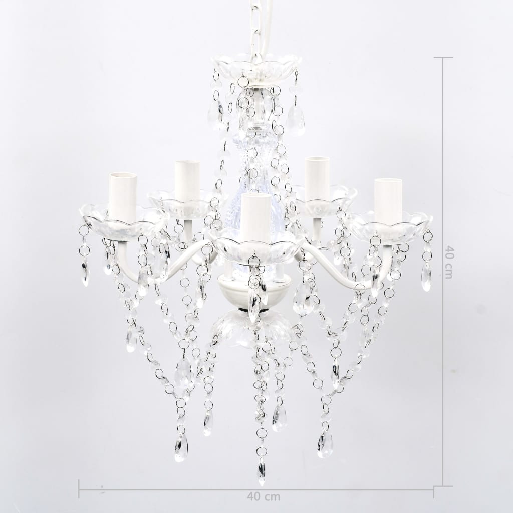 Artificial Crystal Glass Ceiling Light | Transparent