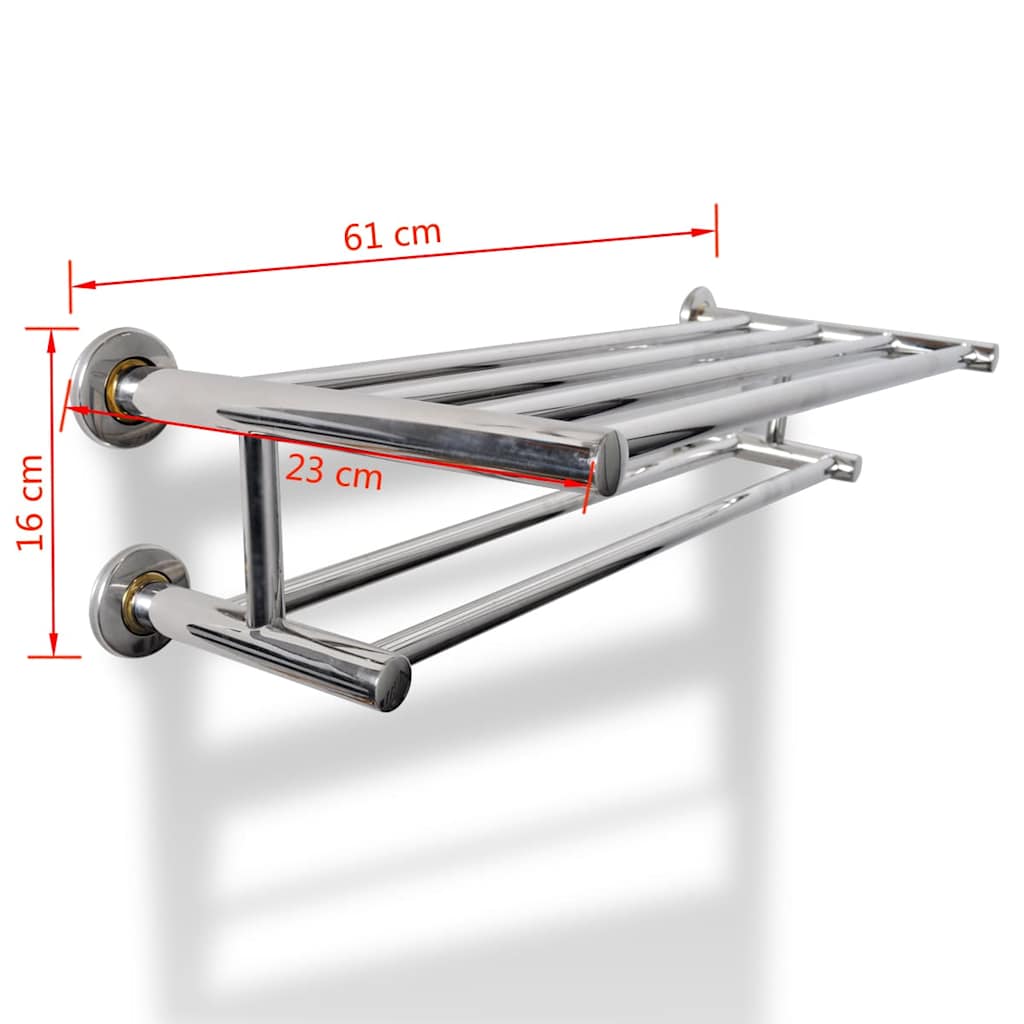 Towel Hook | Silver | Stainless steel | Standard | Wall mounting