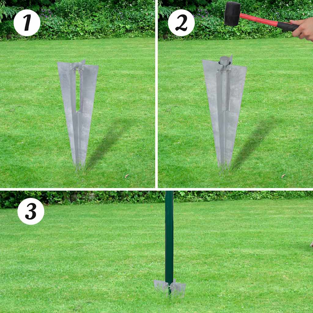 Euro Fence Steel 10x1.5 m Green