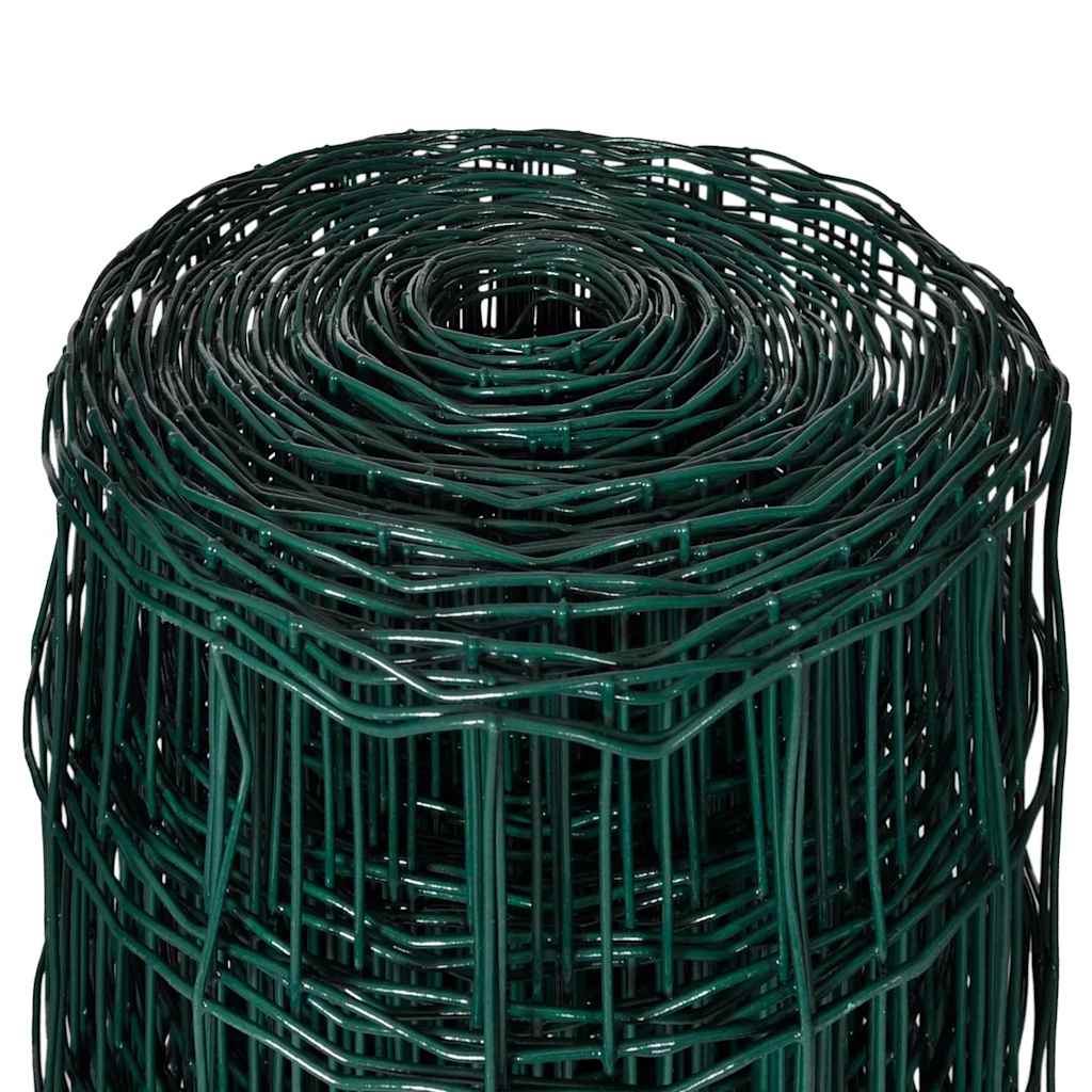 Fence Panels PVC-coated iron Green