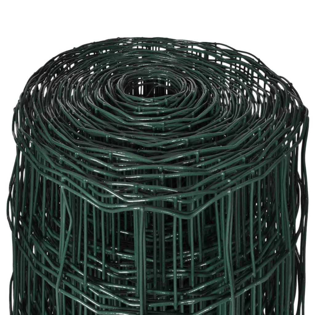 Euro Fence Steel 25x1.2 m Green