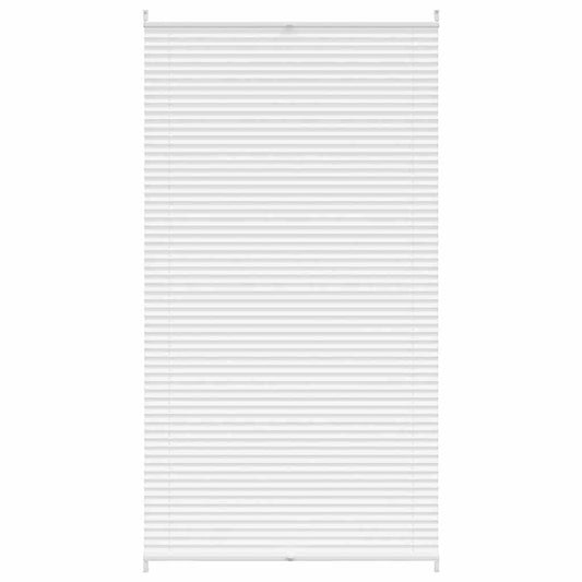 Plisse Blind 100x200cm White Pleated Blind