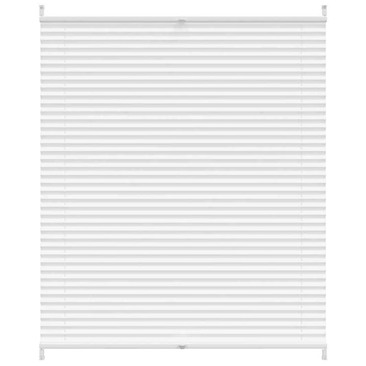 Plisse Blind 110x125cm White Pleated Blind