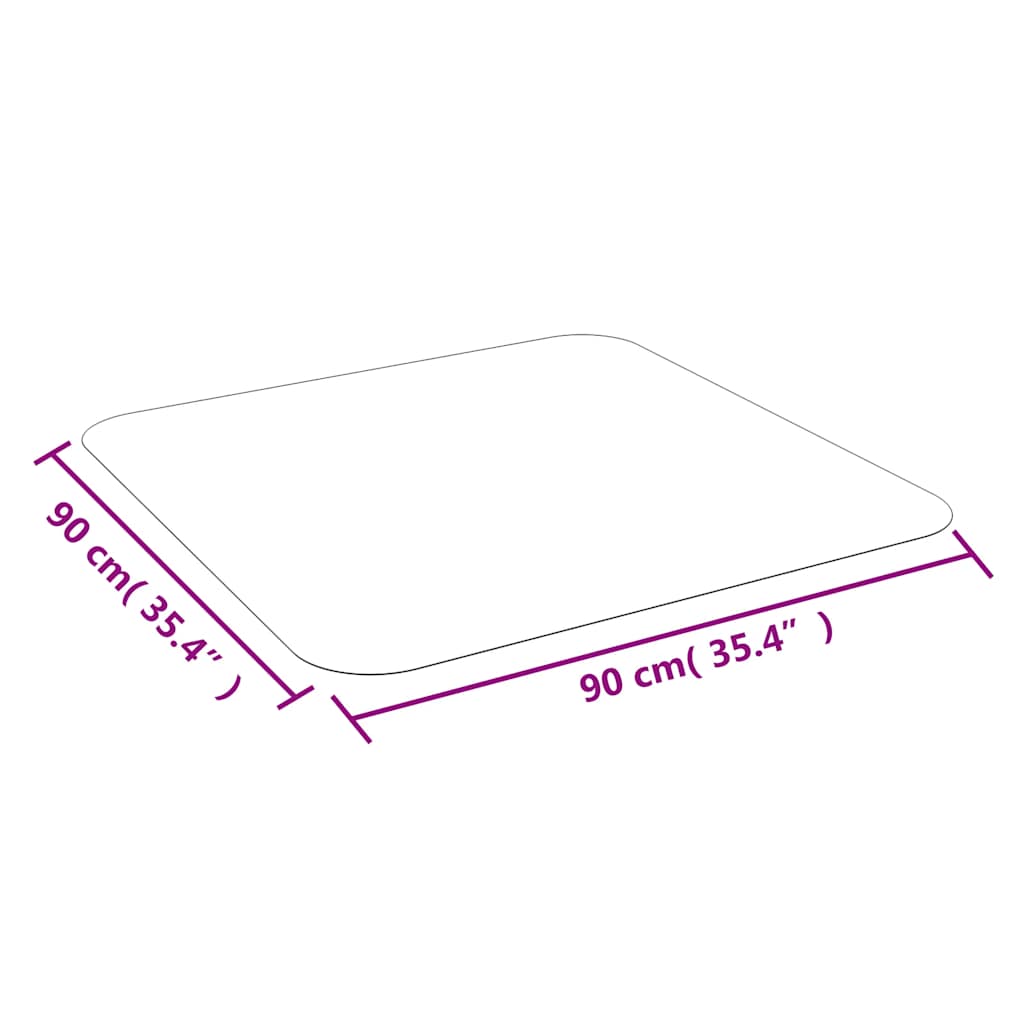 Floor Mat For Laminate or Carpet 90 cm x 90 cm