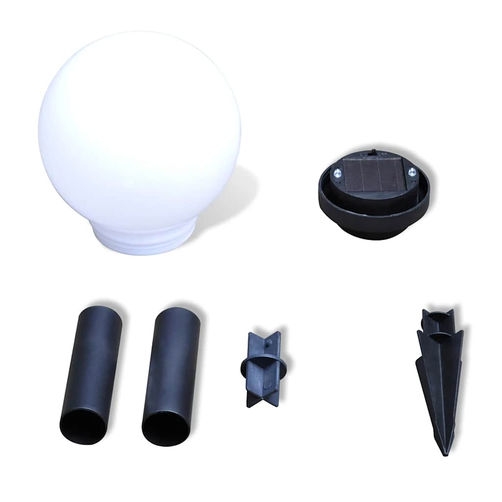 40863 vidaXL Outdoor Pathway Lamps 4 pcs LED 15 cm with Ground Spike