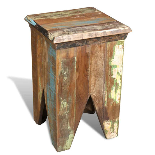 Stool Solid Reclaimed Wood