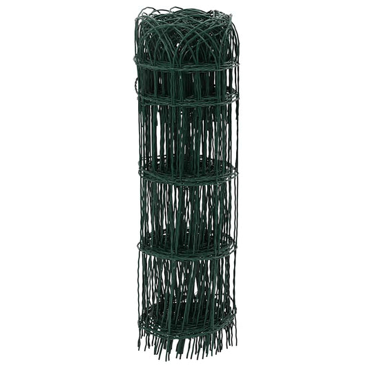 Garden Border Fence Powder-coated Iron 10x0.65 m