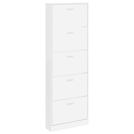 Shoe Cabinet | White | Engineered wood, plastic, aluminium alloy | Medium