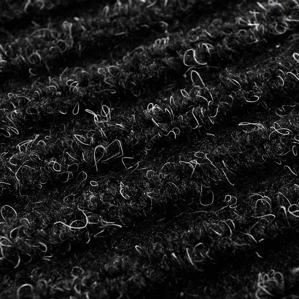 Door Mat Black 120 x 180 cm PVC