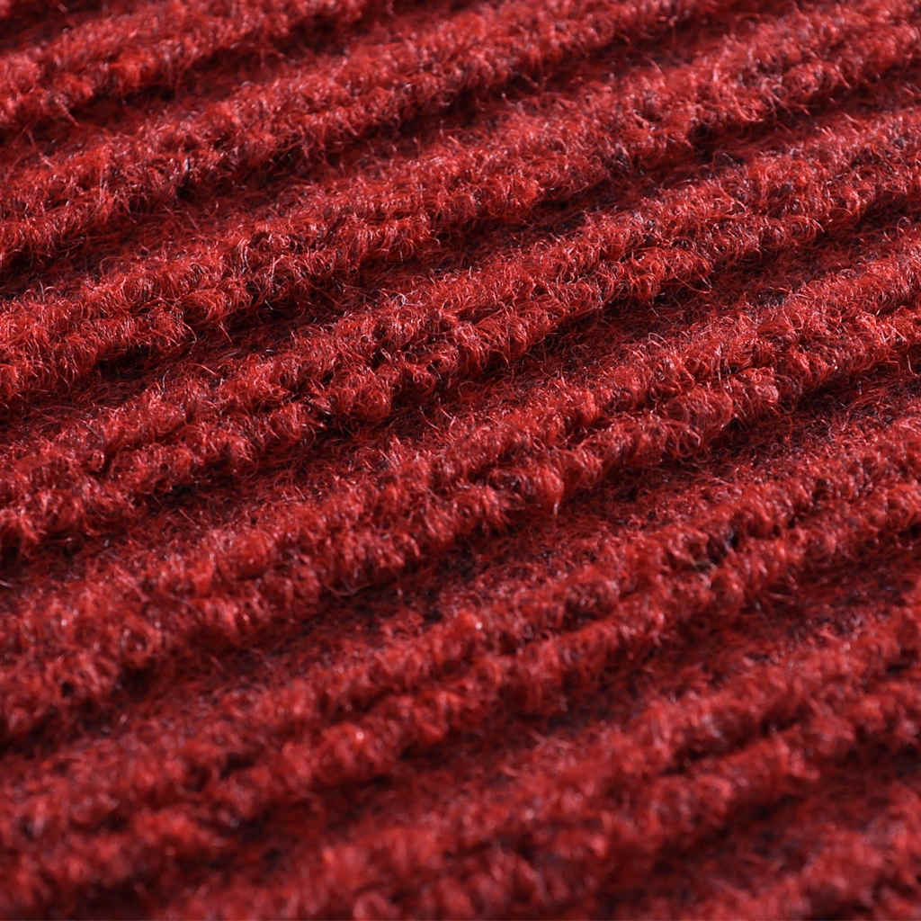 Doormat | Red | Polyester, PVC | 90 x 120 cm | Non-slip | Doormat