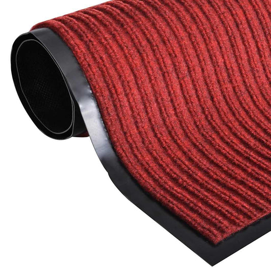 Doormat | Red | PVC backing, Polyester front | 120 x 180 cm | Door Mat