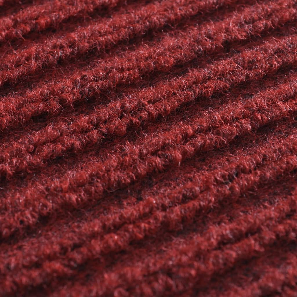 Doormat | Red | PVC backing, Polyester front | 120 x 180 cm | Door Mat