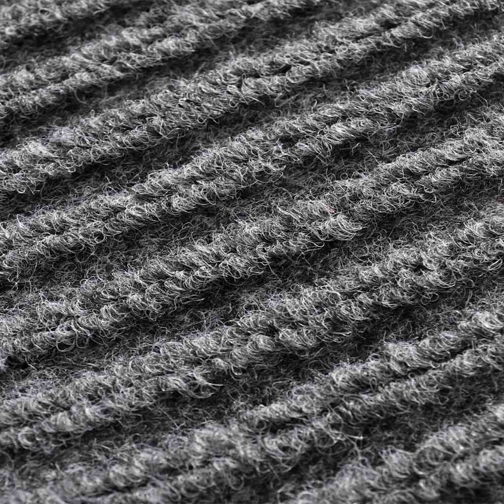 Doormat | Grey | Polyester, PVC | 90x150cm | Non-slip | Door Mat