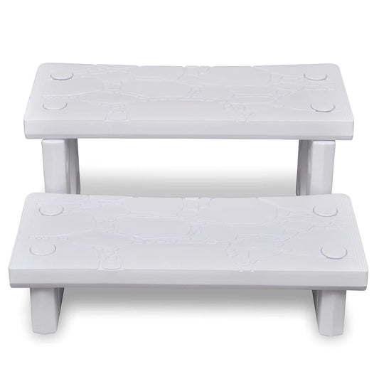 Spa Step | White | Plastic | Medium | Reversible | Spa Steps