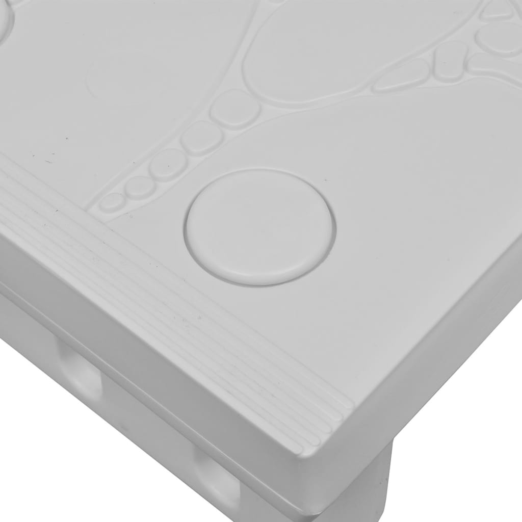 Spa Step | White | Plastic | Medium | Reversible | Spa Steps