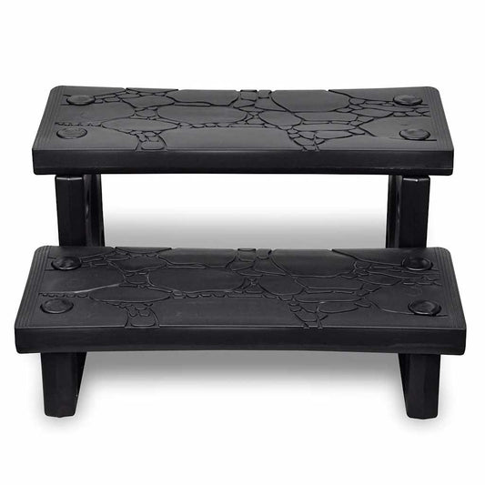Spa Step | Black | Plastic | Medium | Non-slip | Black Spa Step